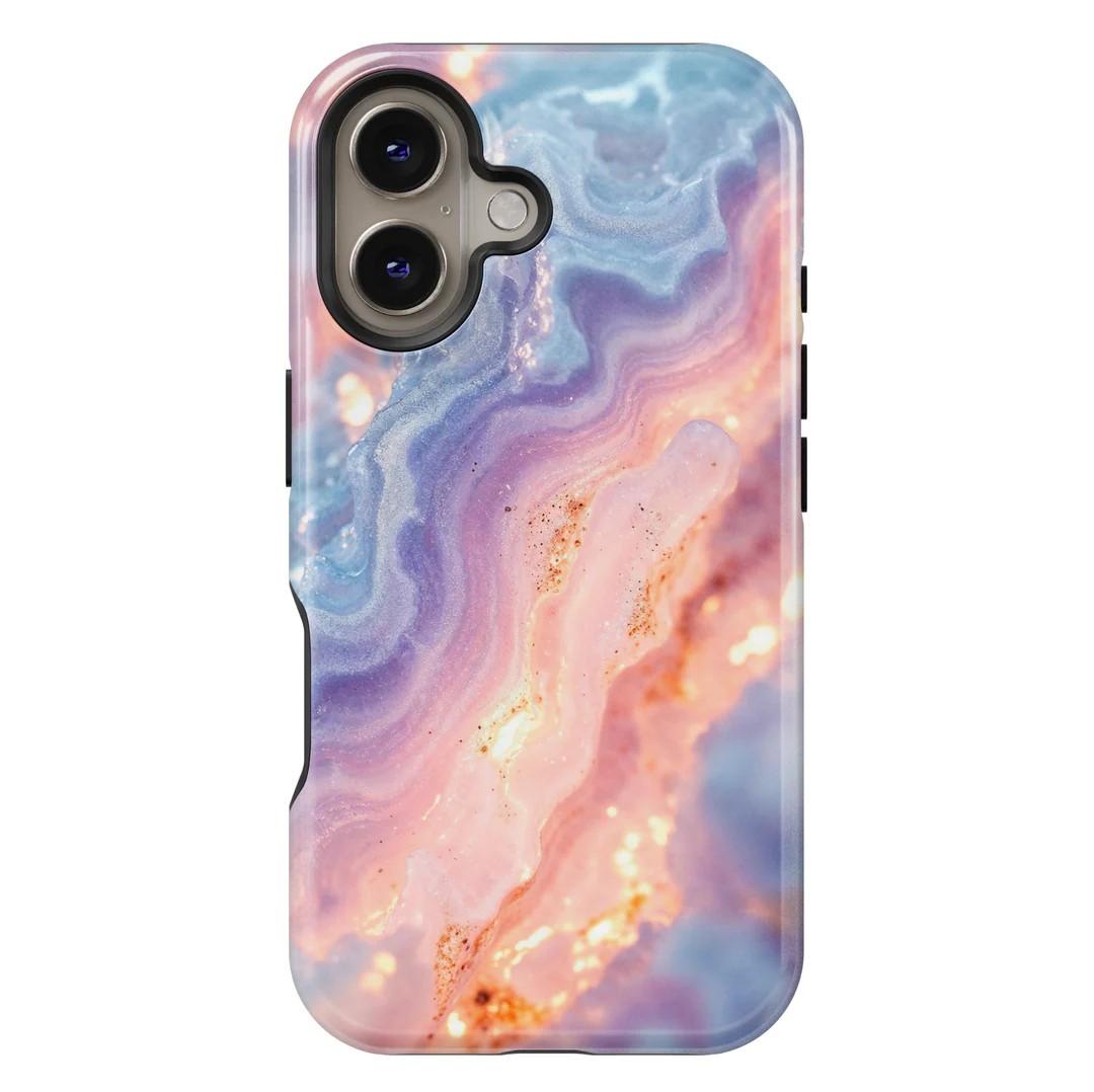 

Позолоченный переливающийся мраморный чехол для телефона для IPhone 17 16e 16 15 14 13 12 11 X XS XR XSMAX 7 8 Air Pro Max Plus Двухслойный чехол iPhone 11