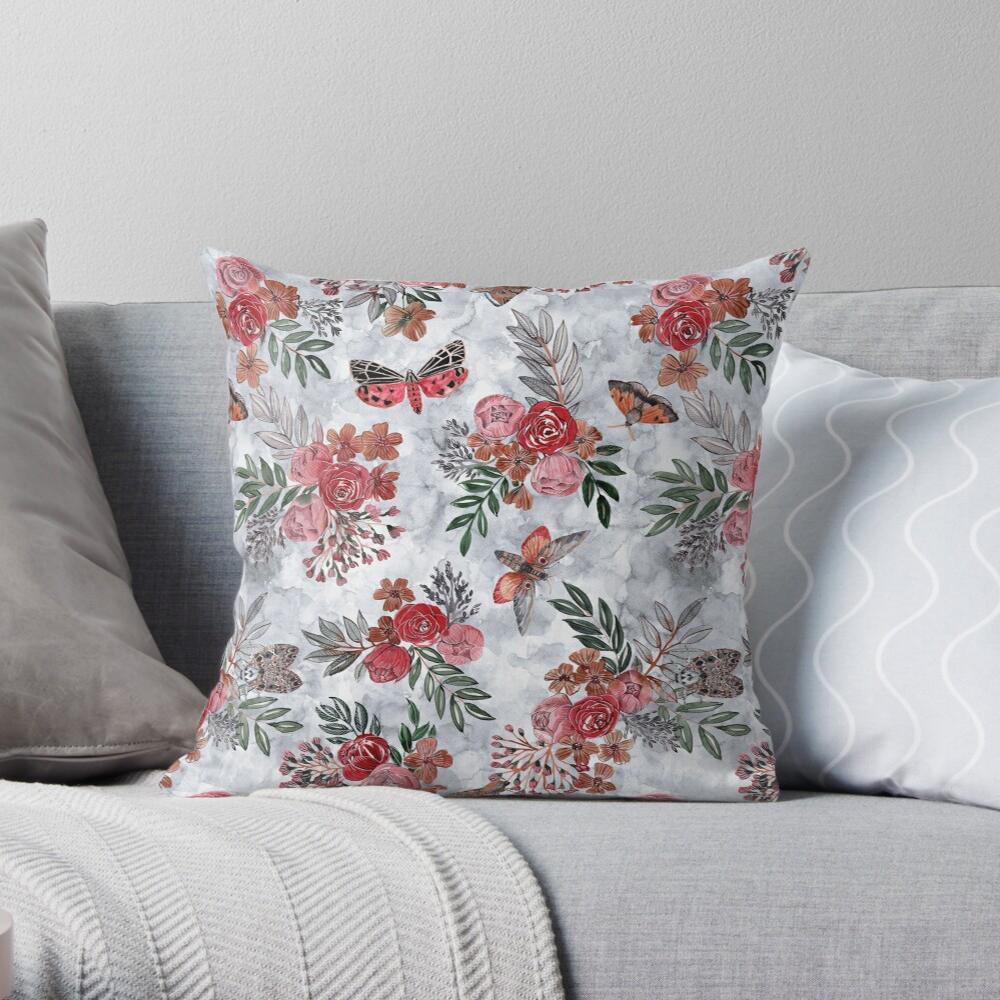 Home Decor Colorful Floral & Nature Patterned Pillow Covers Pattern Cushion Cover Suitable for Sofa Bedroom Car Pillow Cover