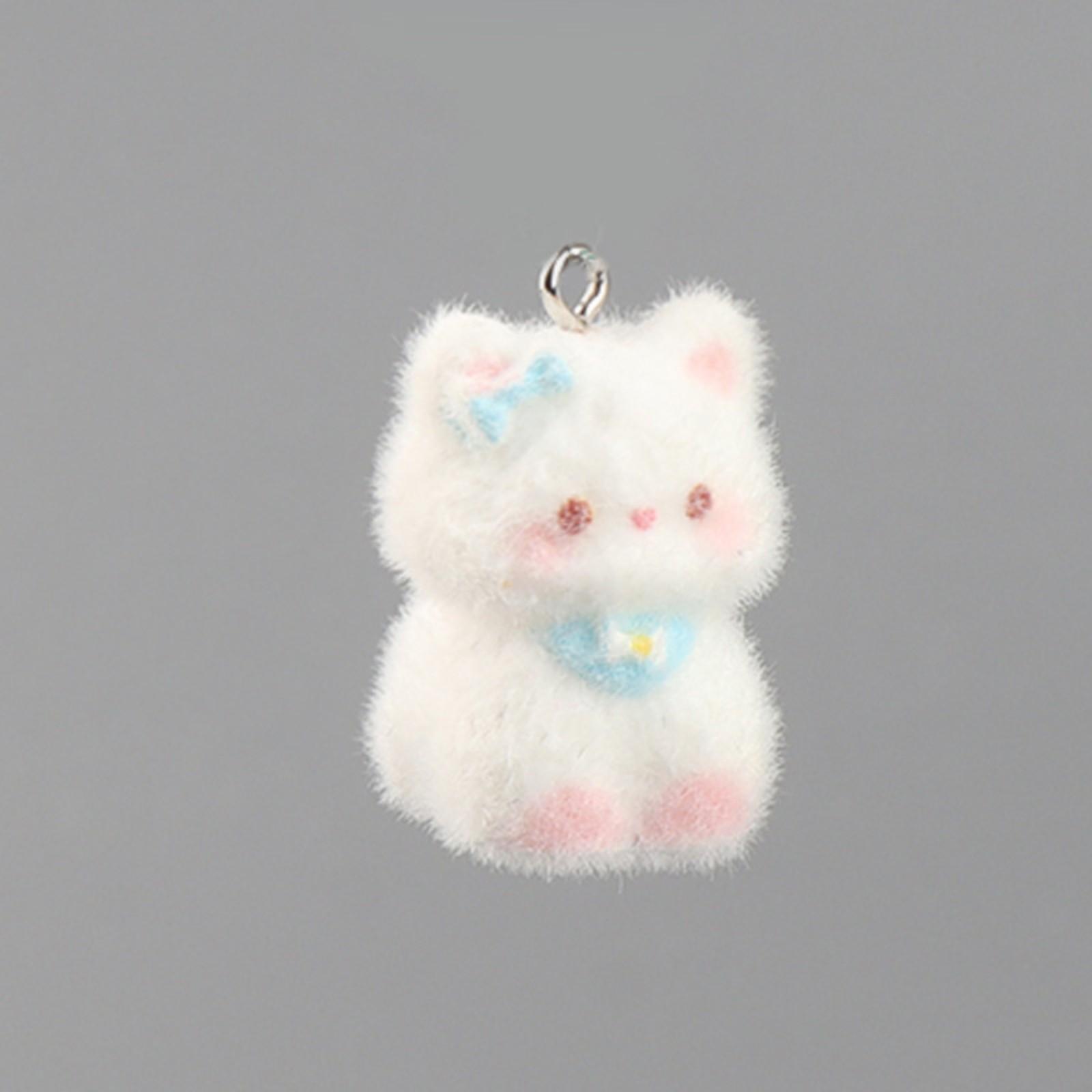 

Смола Флокирование Симпатичный Трехмерный Кот Брелок Подвеска Автомобильный Брелок Подвеска Сумка Подвеска One Size