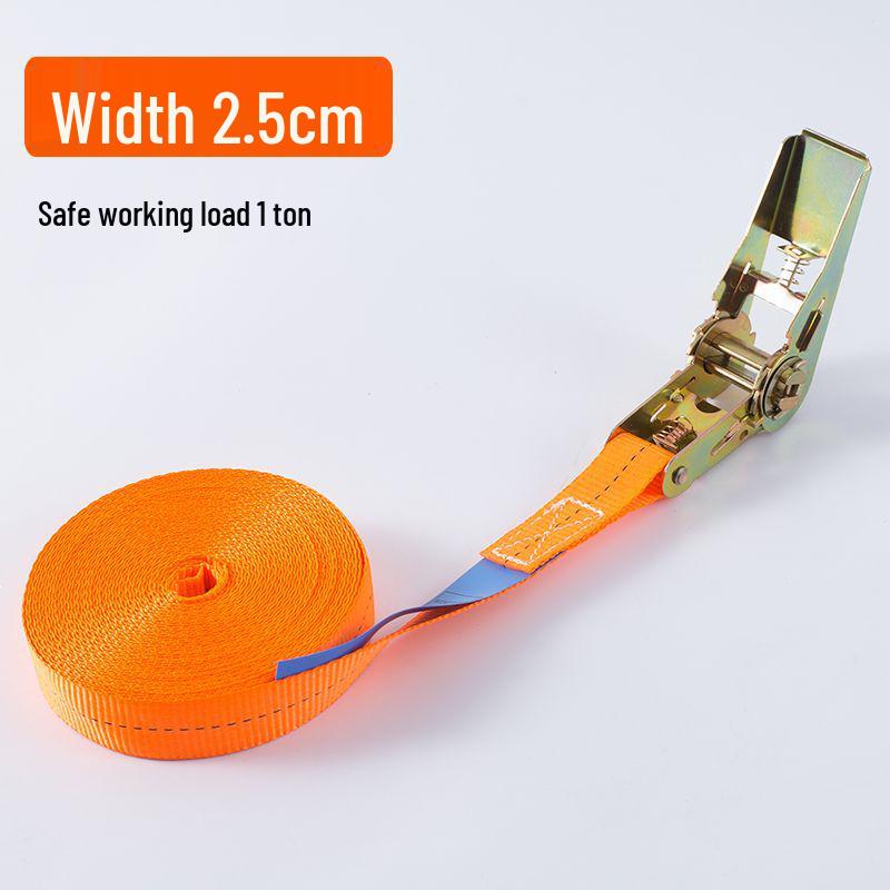 

Cargo Truck Self-Locking Ratchet Straps with Brake Rope Tighteners