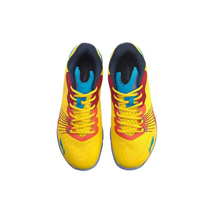 Li Ning Low Top Running Shoes Unisex Yellow Red Blue AYAP013-4