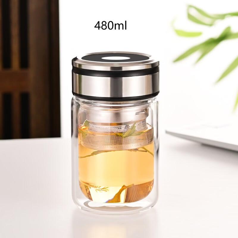 Chuangqi Double-Wall High Borosilicate Glass Tumbler