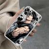 J-Jujutsu Toji Kaisen F-Fushiguro Per iPhone 17 16 16e 15 14 13 12 11 Pro Max Mini Plus Custodia per Telefono