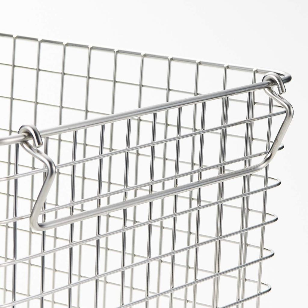 MUJI Καλάθι από Ανοξείδωτο Ατσάλι 37cm Π x 26cm Β x 24cm Καλάθι 5, Περίπου. H, 44831502,
