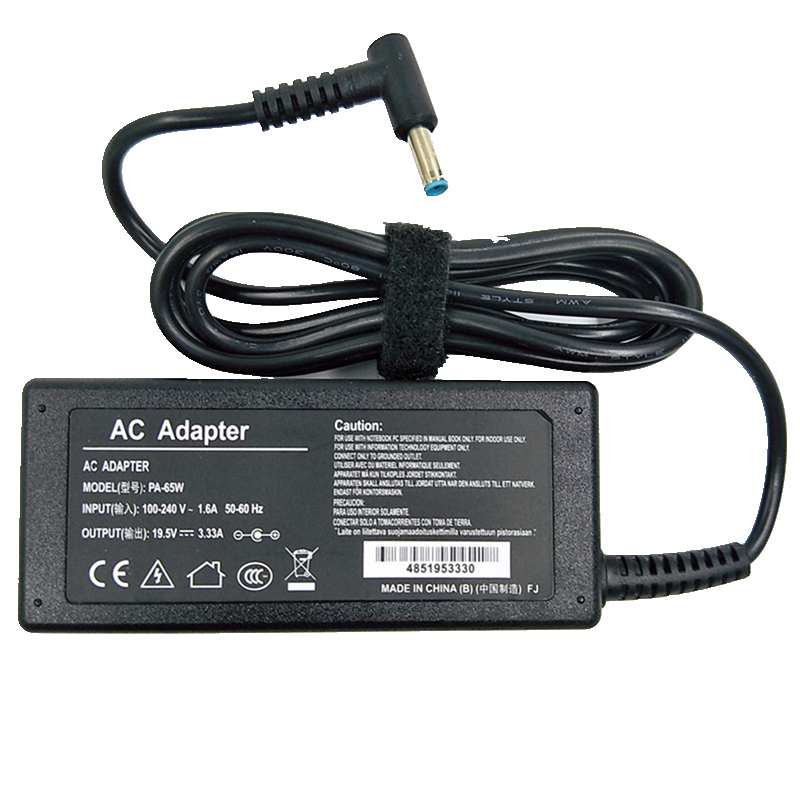 AC Adapter 19.5V 3.33A 65W 4.5*3.0mm Laptop Charger Adapter For HP Envy 17-j010us Pavilion 15-j000 Chromebook 11 G4 G5 EE 14 G3