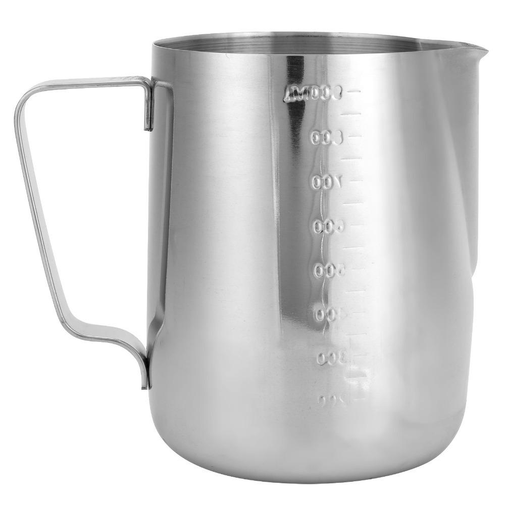 304 Stainless Steel Coffee Latte Cup Stainless Steel Milk Jug Frothing Cup  Coffee Latte Craft