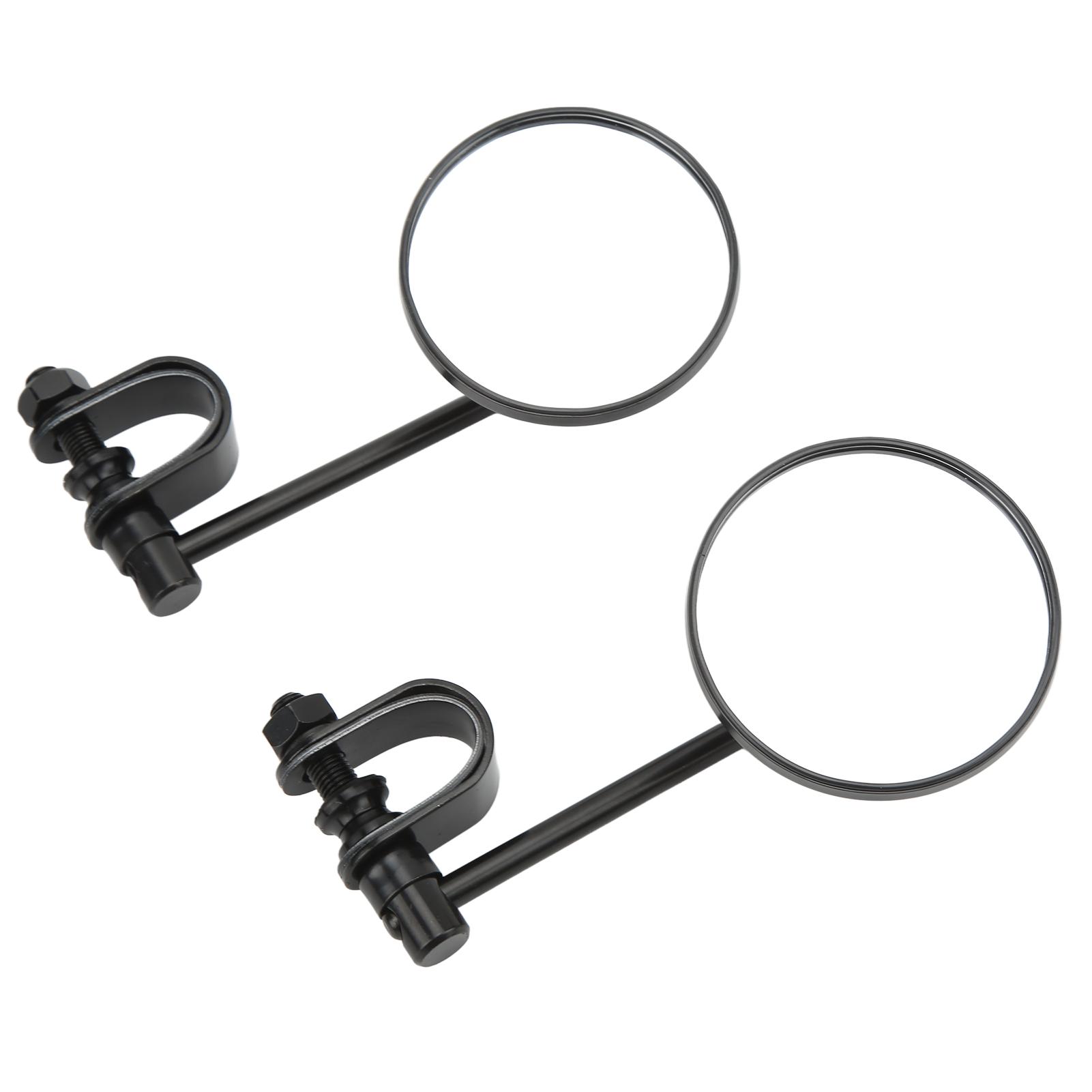 

2 шт. Мотоциклетные зеркала заднего вида Круглые Регулируемые на 360 градусов Зеркала на руль Замена для