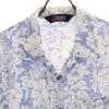 BLUE HAWAII Short Sleeve Open Collar Aloha Shirt L Blue Men's Used