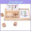 Wooden Word Building Toy For Children Language Skills And Cognitive Training
