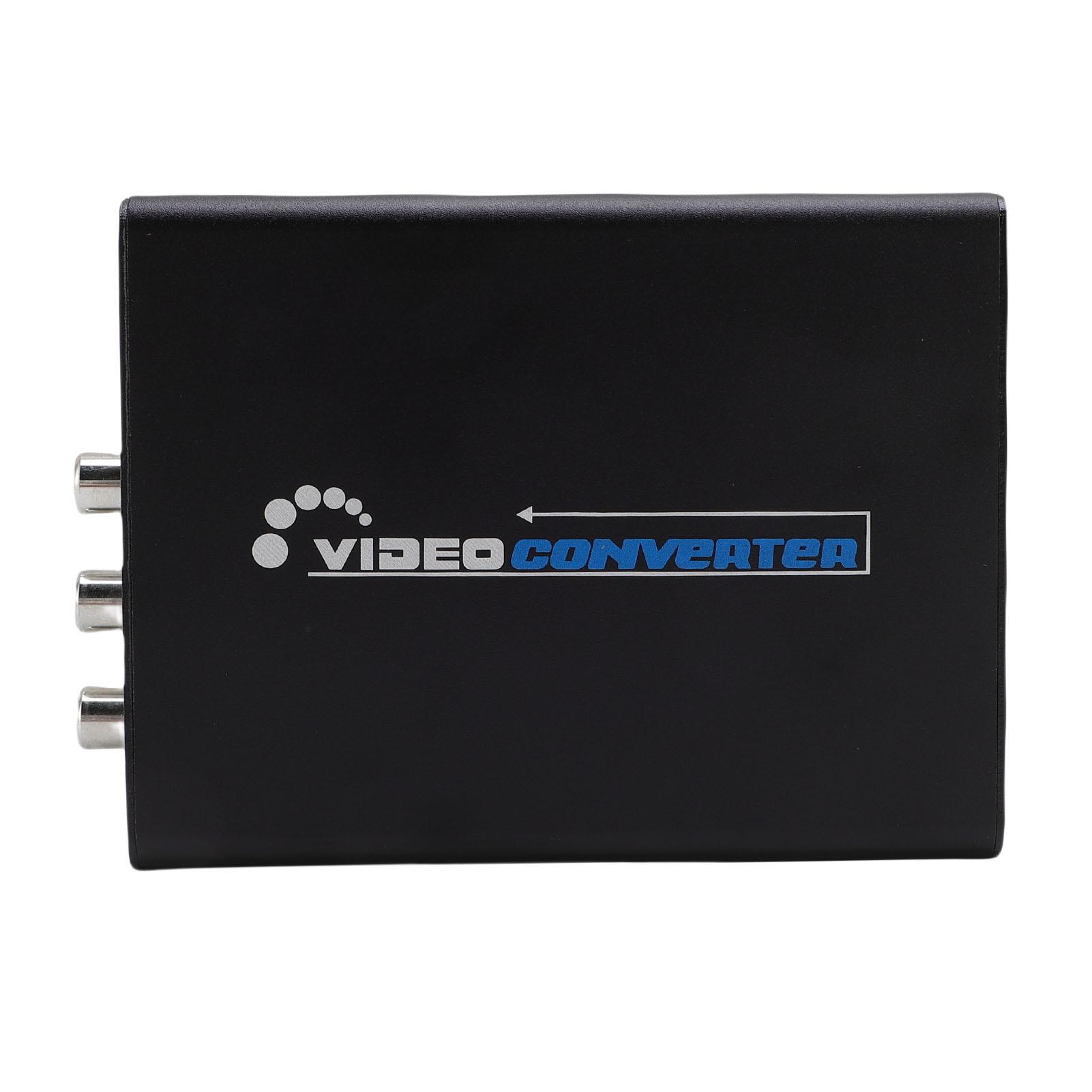 

AV to HD Multimedia Converter CVBS Composite S Video Sound to HD Multimedia Converter Adapter for HD TV Game Console US Version