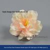 Champagne Silk Imitation Flowers for Hairpins, Hanfu Headdresses, Souvenirs, and Performance Accessories.