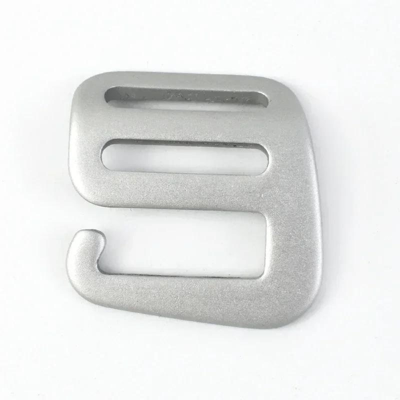 2-10 Pezzi Fibbie a Gancio a G Metalliche Meetee Fibbia a Tripla Regolazione Scorrevole 20/25mm Fibbia di Chiusura per Borsa Zaino Accessori Hardware per Nastri