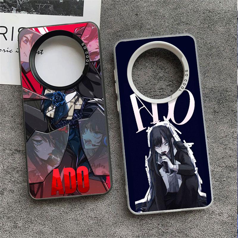 Ado Cartoon K-Kyogen X Uta Weiche Handyhülle für Samsung Galaxy S24 S25 FE S26 Edge S23 Ultra S22 Plus S21 + Stoßfeste Rückseite