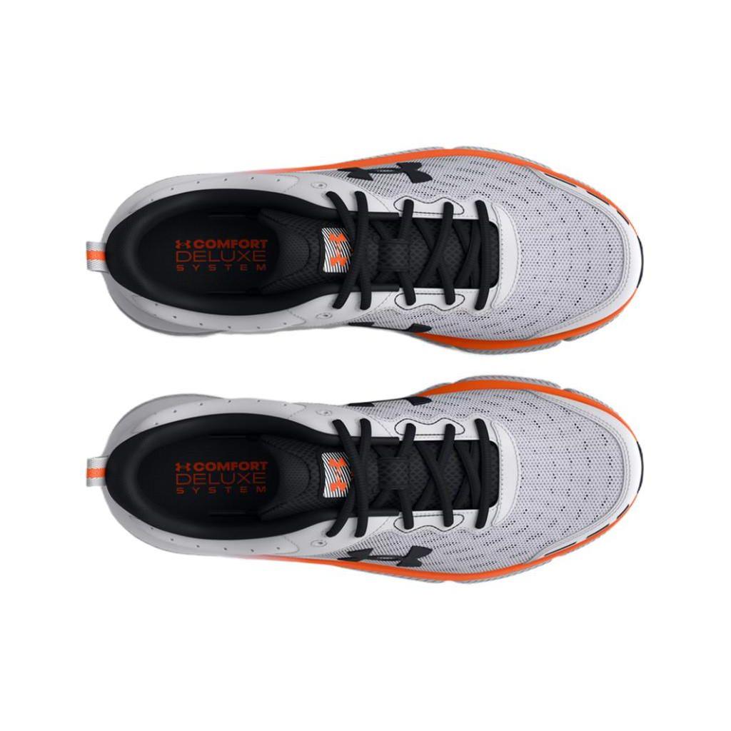 Under Armour Nabíjené Assert 10 Bílé Černé Oranžové Pánské Tenisky 3026175-101