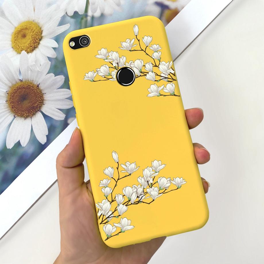 Für Huawei P8 Lite 2017 2015 Hülle P9 Lite 2017 Huawei GR3 2017 Honor 8 Lite Abdeckung Weiches Silikon Matt Süßigkeit Funda Schwarze Katze Ente