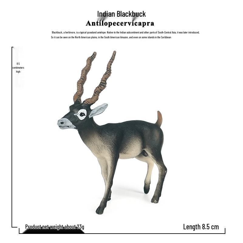 Cross-Border Christmas Wildlife Toy Set: White-tailed & Sika Deer Static Model