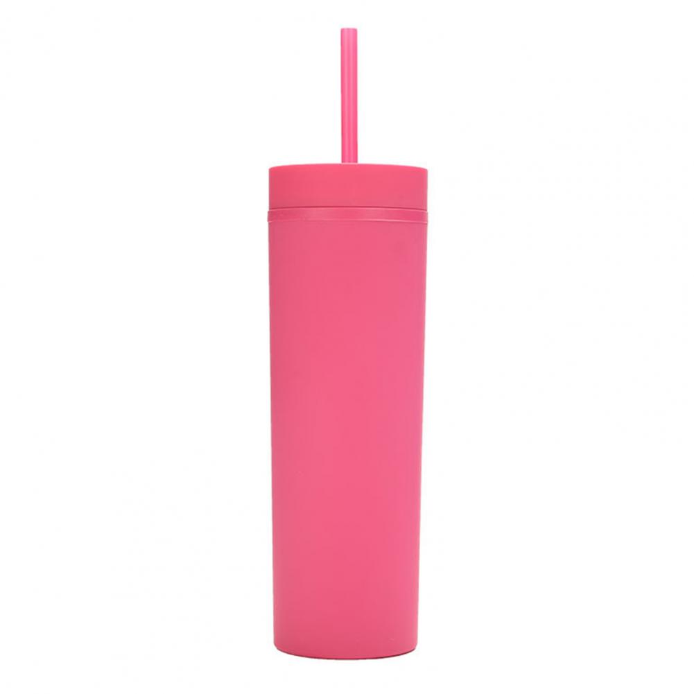 480ML Sippy Cup Leak Proof Wide Mouth 16 Oz Drinking Cup With Straw And Lid Spill Proof Insulated Water Bottle For Gym Travel