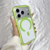 Transparent For Magsafe Soft TPU 2 in 1 Magnetic Case For iPhone 17 16 15 14 13 12 11 Pro Max Plus Air Candy Color Clear Cover