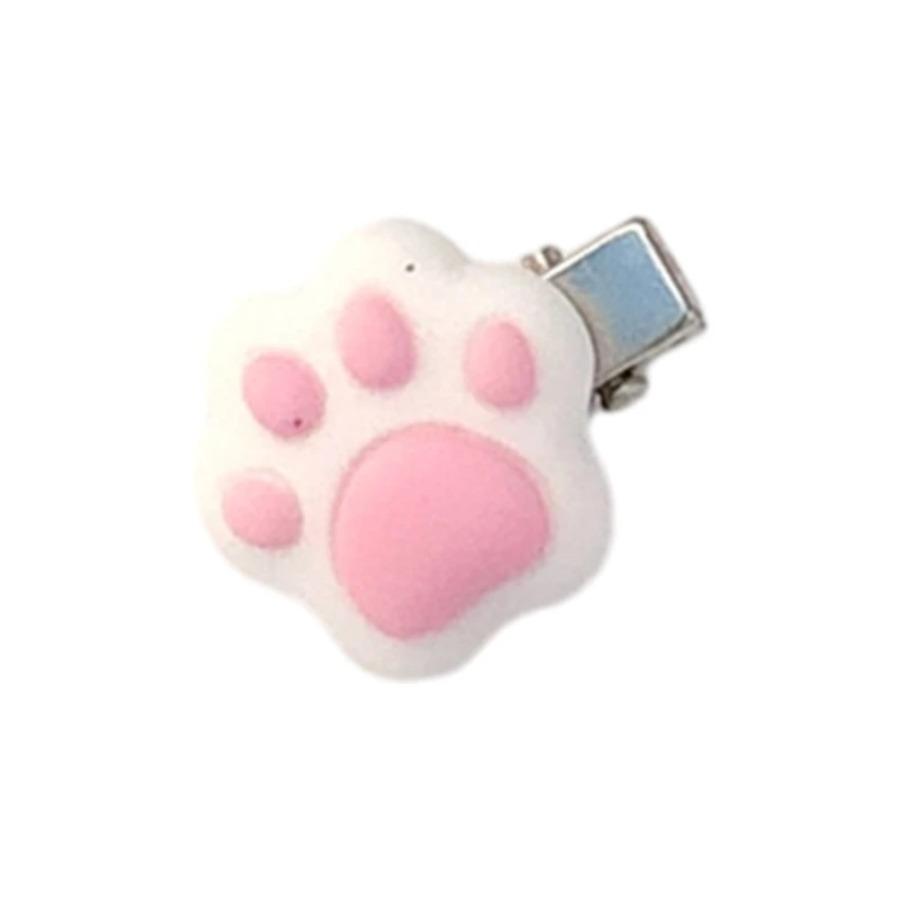1pc of Mini Hairpin Shaped Like a Cat Paw, Perfect for Teens, Ideal for Christmas Ponytails And Bangs, Available for Dropshipping 1pc
