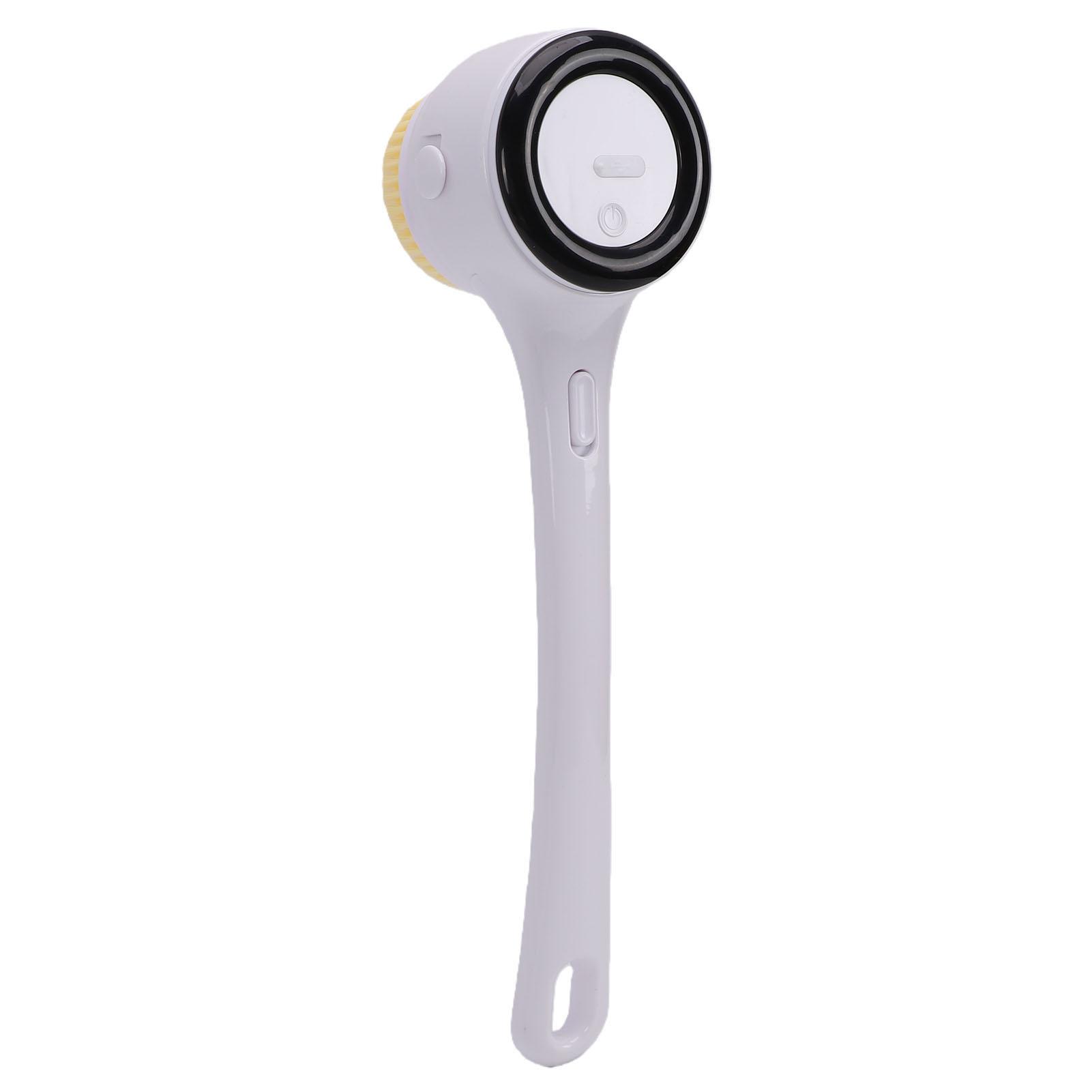 Electric Body Brush Multifunctional Waterproofing Long Handle Detachable Rechargeable Back Scrubber
