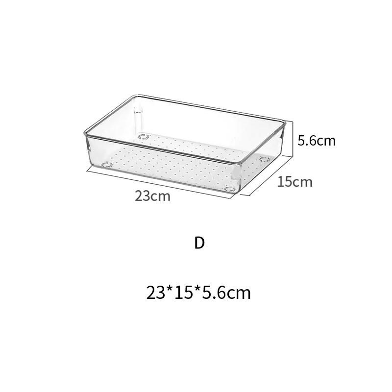 Japanische Transparente Schreibtisch Acryl Aufbewahrungsbox Schubladen Organizer Schmuck Make-up Organizer für Kosmetik Schrank Organizer