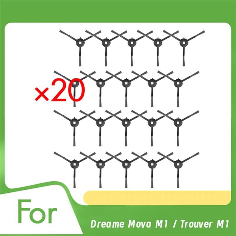 

AEE4-20 Pcs Side Brush For Dreame Mova M1 / Trouver M1 Robot Vacuum Cleaner Parts Replacement