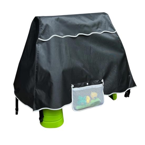 

Water Table Cover with Storage Bag Waterproof Kids Water Table Cover Outdoor Water Table Accessories for Toy Storage Protects from Dust Debris чёрный