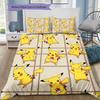Pokémon Pikachu Cute Style Bedding Set, 1 Duvet Cover & 2 Pillowcases, Home Decor, Perfect Gift for Pokémon Lovers