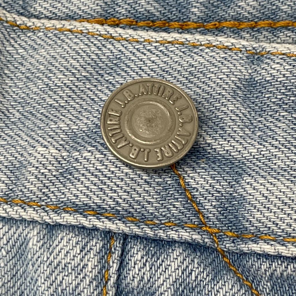 J.B.ATTIRE JBS-2408 ICE BLUE PARIS RIPPED DENIM Bottoms 1 Ice blueUsed