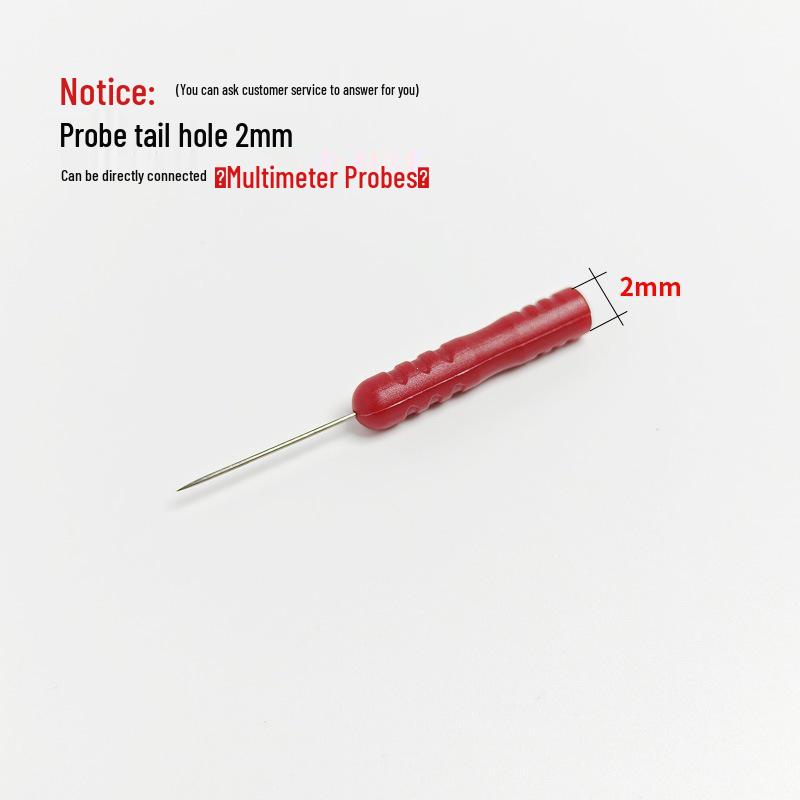 Universal Multimeter Test Lead Extension with Non-Destructive Piercing Probe and Fine Steel Needle for Auto Repair Detection