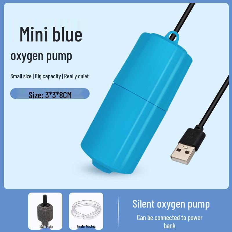 Silent Mini USB Oxygenator Pump for Fish Tanks and Outdoor Fishing