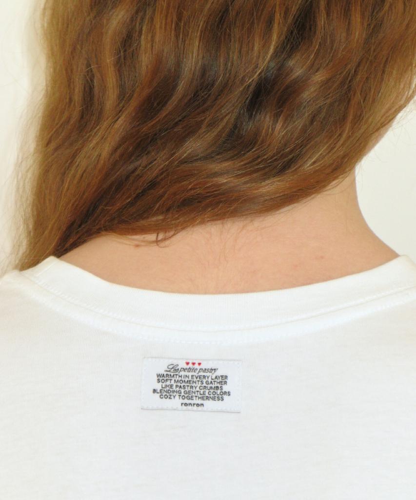 RONRON Pony Heart Over Fit T Shirt White