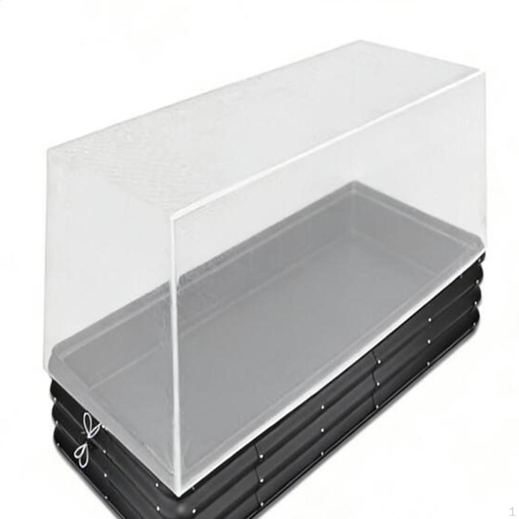 Garden Netting for Raised Beds Barrier Mesh Breathable with Drawstring Row Cover Protection