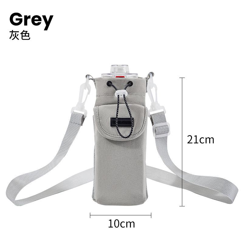 New Outdoor Multifunctional Crossbody Water Bottle Bag Waterproof Portable Insulated Cup Cover Travel Water Cup Pouch Phone Storage Bag