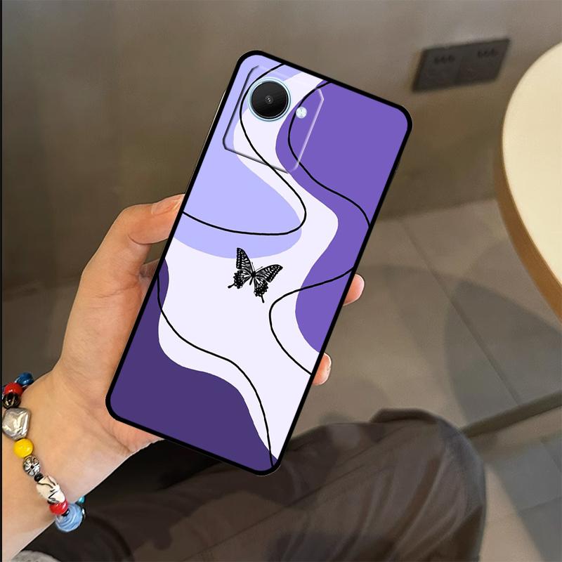 Graffiti Great Butterfly Art Case For Realme 15 14 11 12 13 Pro Plus GT7 Pro GT6 C55 C51 C53 C35 C33 C61 C65 C67 C71 C75 Realme C25 C25s