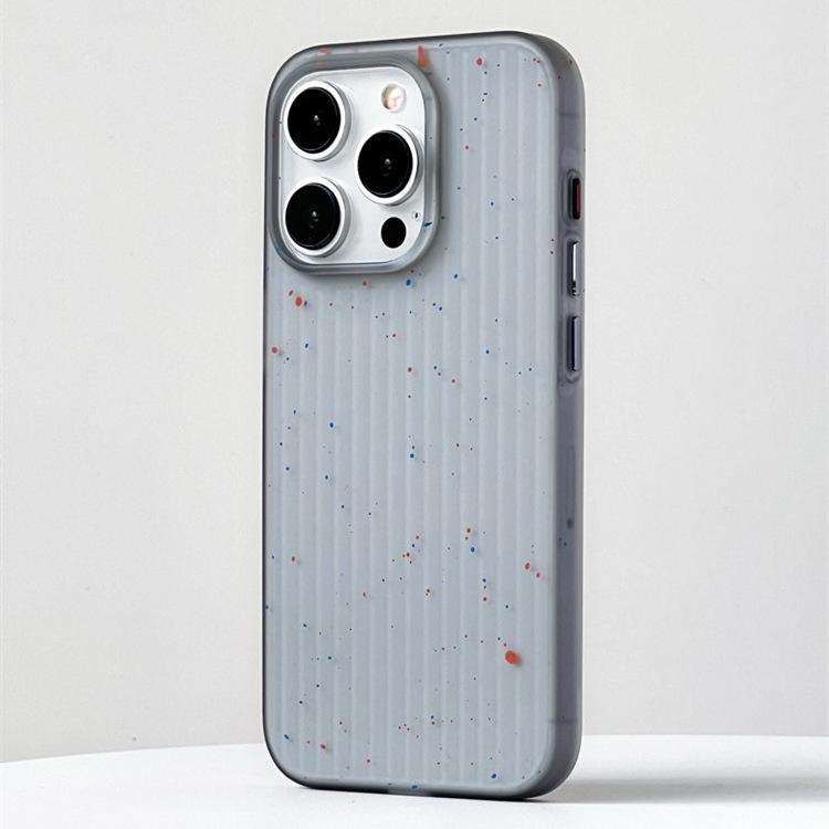 

Брызги чернил Матовый ледяной туман Подходит для iPhone 16 Магнитный чехол для телефона Apple 15 Гофрированный 14pro Противоударный защитный чехол iPhone16