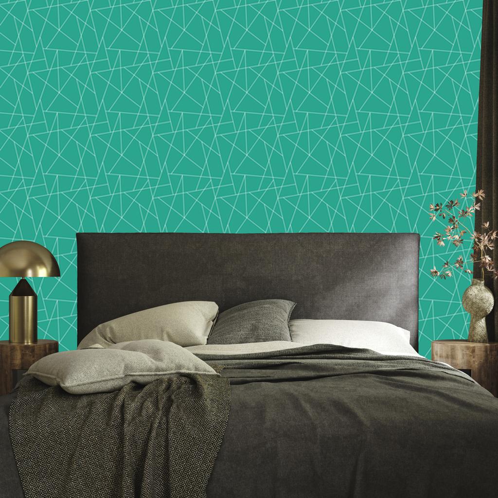Wallpaper Geometric Pattern Sea Background, Sea Center 50x1000