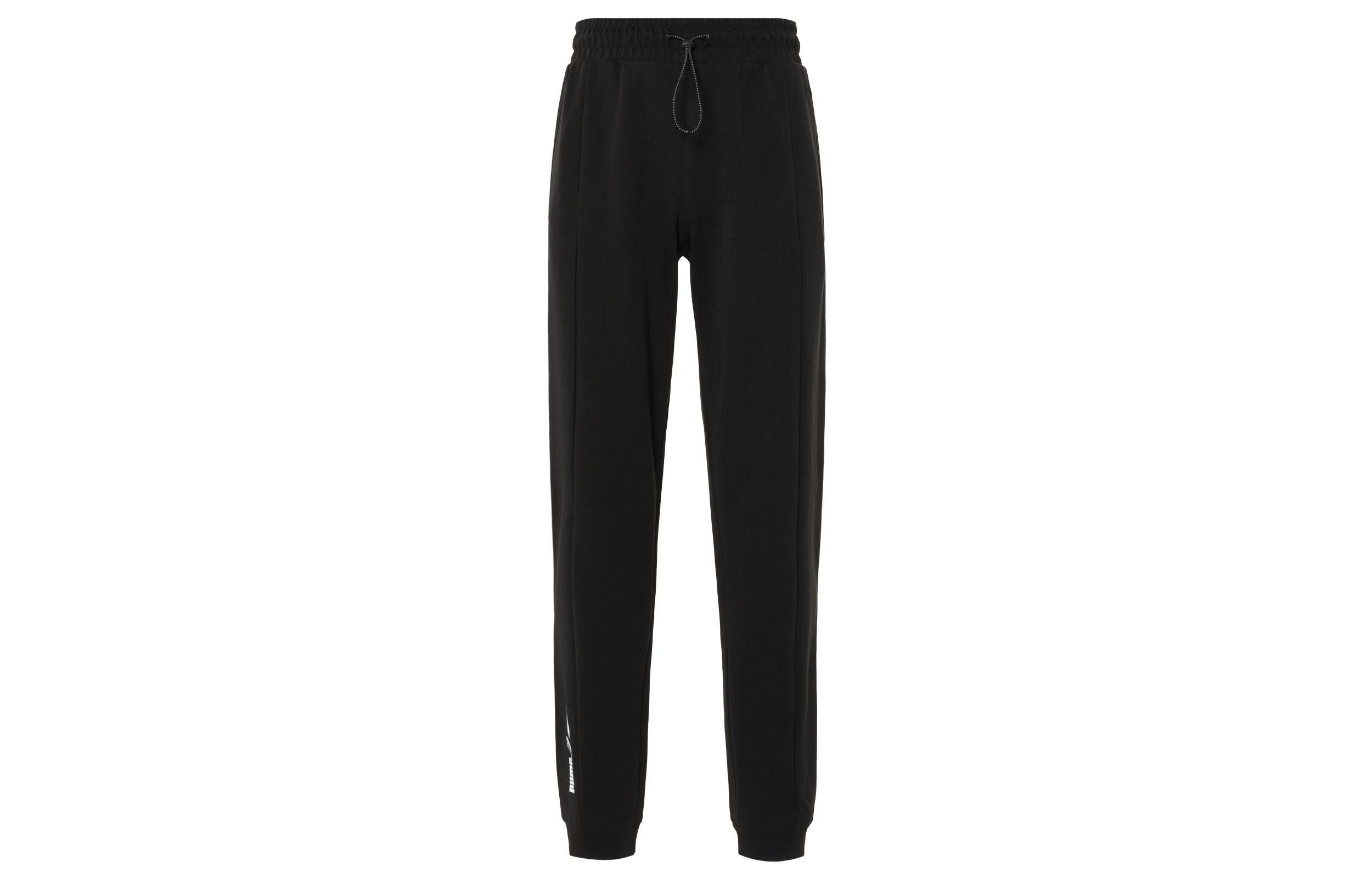 PUMA Knitted Sweatpants Men s Black Moderate Cuffed Pants 849548-01 XL