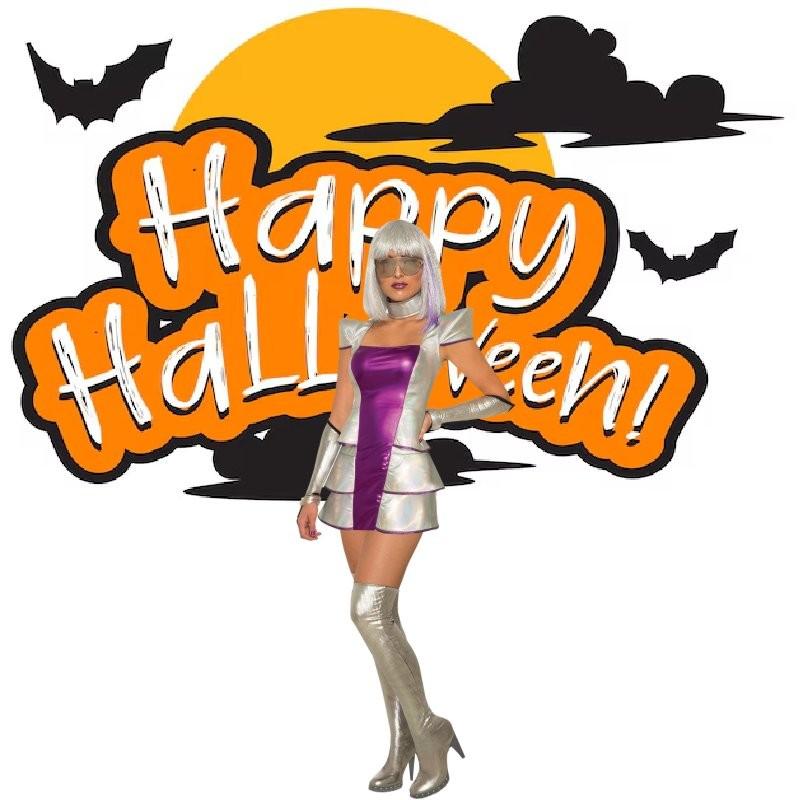 Elegant Women's Alien Astronaut Costume For Halloween Cosplay And Stage Performance M-xl Sizes