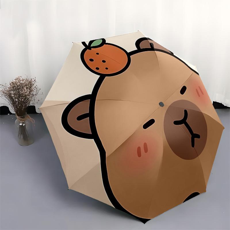 Bear Fruit Automatic Opening and Closing, 8 rib Structure Portable Umbrella, Suitable for Men and Women in All Seasons  Perfect Gift for Hol