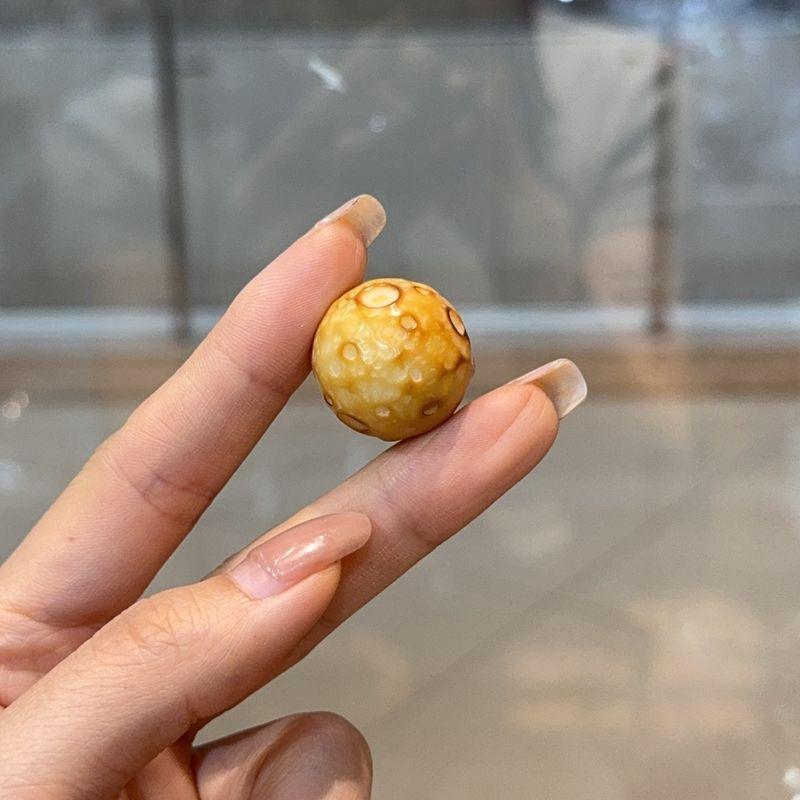 

Natural Ivory Nut Planet Beads DIY Accessories Hand Woven Hand Rope Necklace Crafts Buddha Beads Pendant Bracelet Accessories Natural Ivory Planet Beads