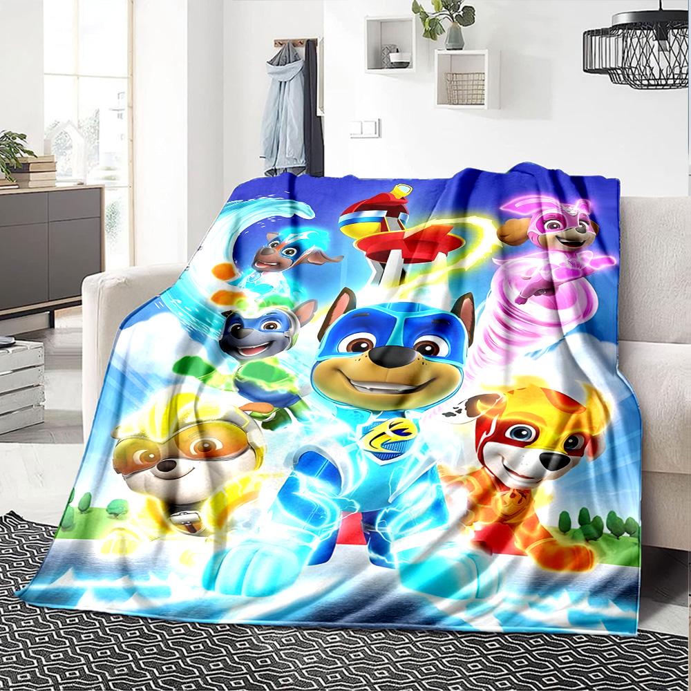 1pc Paw Paw7 Blanket, Gift, for Men and Women, Soft Blanket, Good for Sofa Bed Couch Travel, Lightweight Flannel Blanket