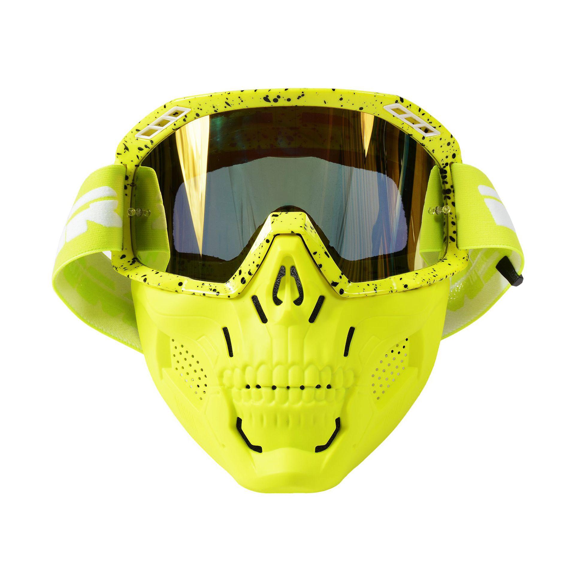 

VEMAR Helmet goggles motorcycle3/4Detachable goggles with off-road face shield, dustproof and windproof motorcycle goggles жёлтый