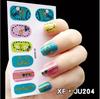 LANSOON Nail Stickers Water Decals Butterfly Floral Animal Colorful Geometry Slider Manicure Nail Art Decoration