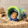 Hamster Nest Winter Warm Small Pet Sleeping Bag With Fleece And Flannel Warmth Plushy Nest For Hamsters Chinchillas Small Animal