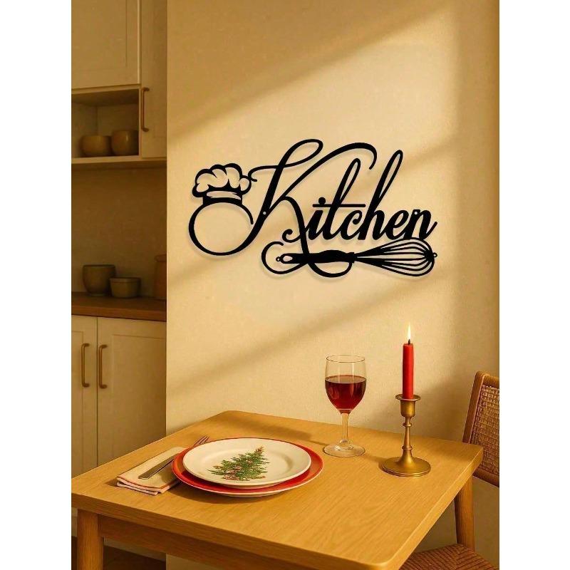 Vintage Farmhouse Metal Wall Art Rustic Kitchen Sign Country Living Room Decor Housewarming Gift