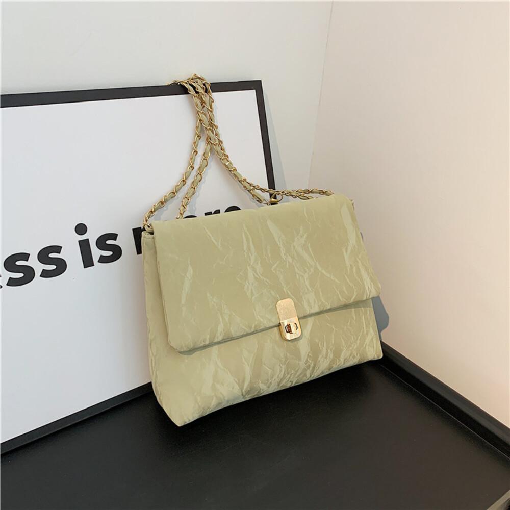 Fashion Soft PU Chain Shoulder Bags Trend Women Crossbody Bag Versatile Commuting Casual Square Classic Ladies Handbags