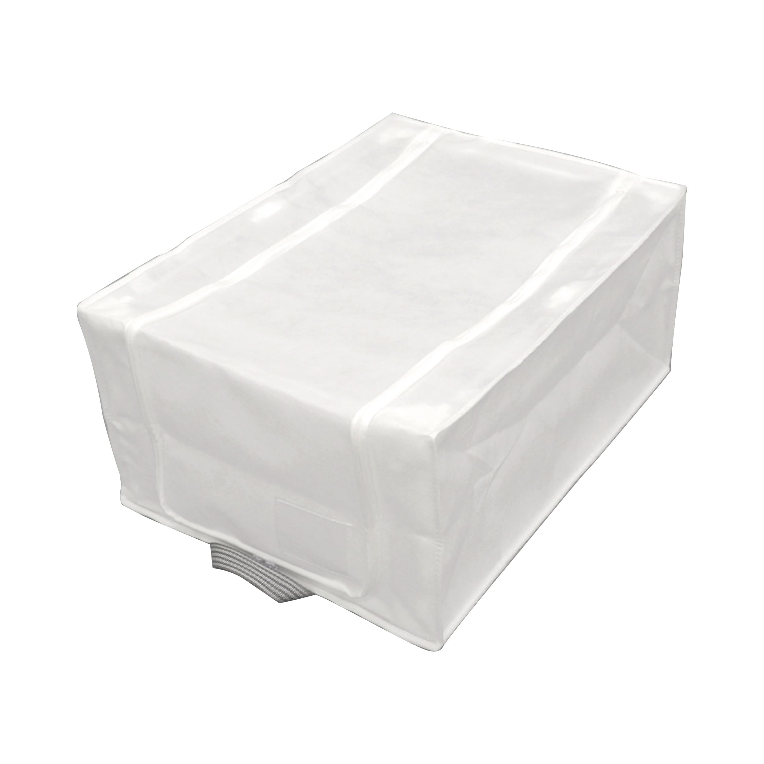 

Towa Sangyo Wakupa Basic Long Clothing Storage Case, White, Opens Front, Easy Access, Storage Bag, Storage Box, Stackable, Clothing Case, Closet