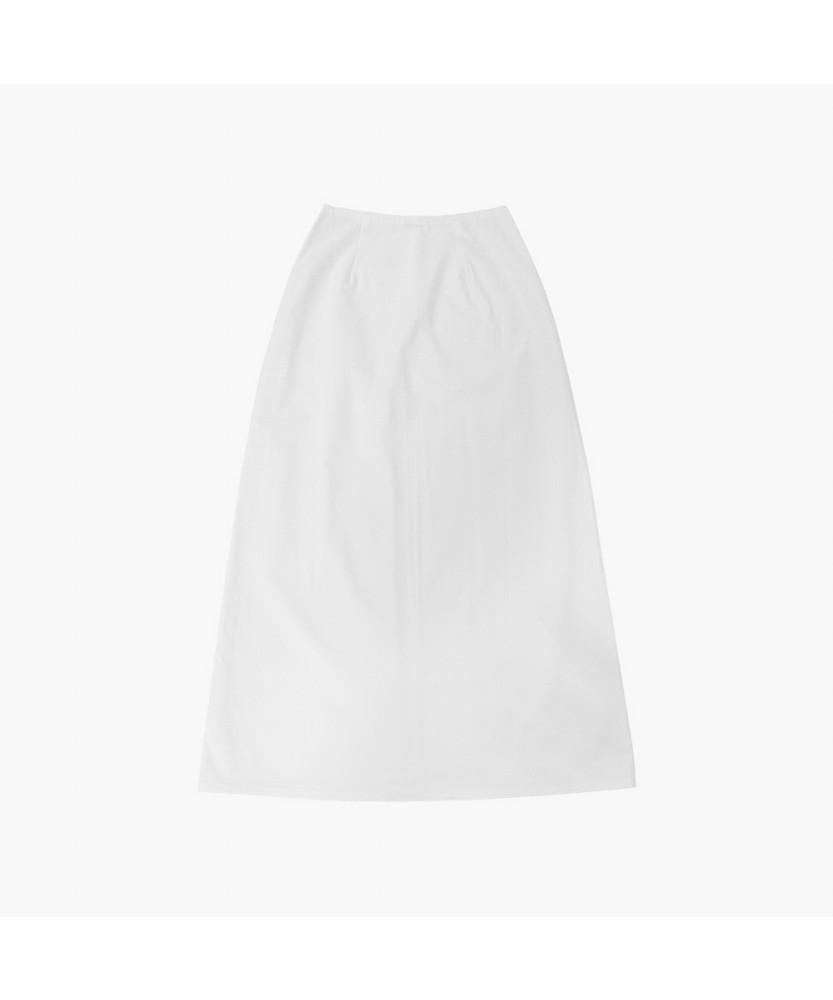 Lor Seoul Long Slit 100% Cotton Skirt_Cbsv250701