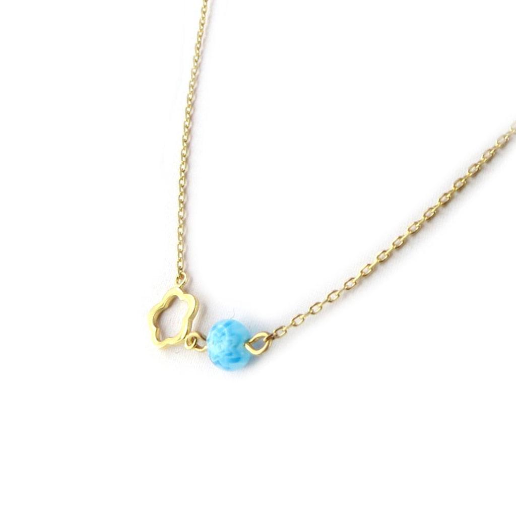 Les Trésors De Lily [K9645] - Collier Plaqué-Or 'Flora'
